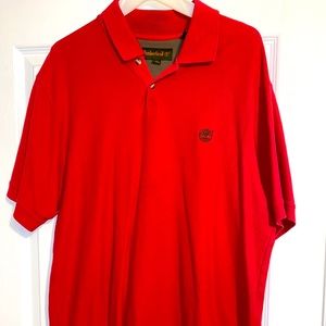 Timberland Big & Tall XL Red Men's Polo Shirt
